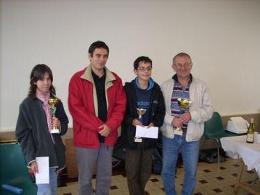 Les vainqueurs du tournoi