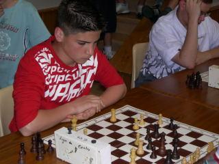 Adrien en pleine concentration