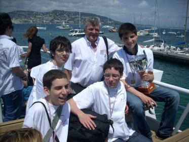 Le retour vers Cannes sur le Yacht de Cannes échecs en compagnie de DAMIR